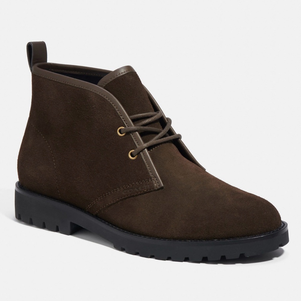 Coach Desert Boots, a chukka-style ankle boot crafted from suede 9 NWT